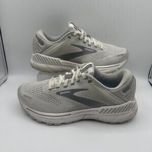 Brooks Adrenaline GTS Running Sneakers Women's Size 8W Grey Low Top Lace Up